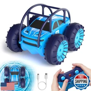 Remote Control Car, Fast Direct Charging RC Cars Amphibious 360° Rotating LED - Picture 1 of 5