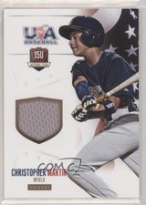2014 Panini USA Baseball Box Set 15U National Team Jerseys /99 Austin Martin #55