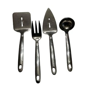 Oneida Raffia Edelstahl Servier 4er Set, Fleischgabel, Spatel, Tortenspatel - Bild 1 von 6