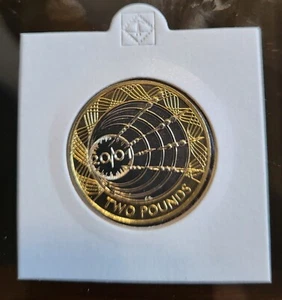 Großbritannien 2 Pfund 2001   1. Transatlantische Radioübertragung  stempelglanz - Bild 1 von 2