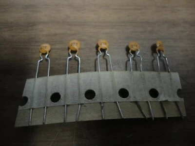NATIONAL CERAMIC CAPACITOR .0022UF500V   (SET OF 5) - Image 1 of 3