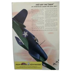 Vintage 1943 Nash Kelvinator Got the Drop Ad Advertisement - Picture 1 of 4