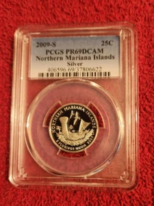 2009 s silver Northern Mariana Islands quarter PCGS PR 69 DCAM - Picture 1 of 2