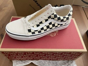 Vans Old Skool Checkerboard White Black - UK 8 - Bild 1 von 6