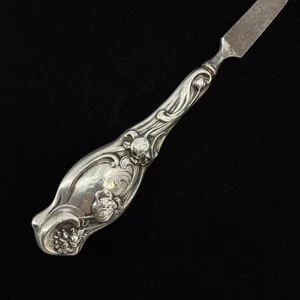 Antique Art Nouveau Sterling Silver Handled Boudoir Nail File, circa 1900's - Picture 1 of 14