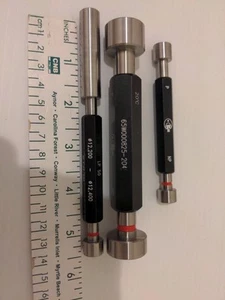 (3) Cylindrical Plug Gauge 24,100 - 24,500, 12,200 - 12,400 & 12,260- LP50 20°C - Picture 1 of 17