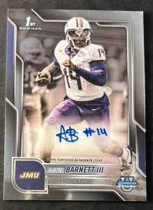 2025 Bowman Chrome U Alonza Barnett III 1st Prospect Auto James Madison - Picture 1 of 2