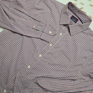 UNTUCKit Medium Mens Button Down Shirt Red Blue Checkered Casual Style - Picture 1 of 14
