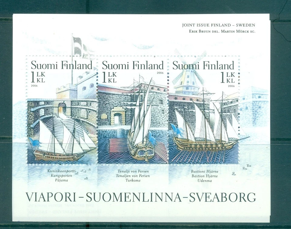 Finland - Sc# 1266. 2006 Sveaborg. MNH Booklet Pane. MNH $9.00. - Image 1 of 1
