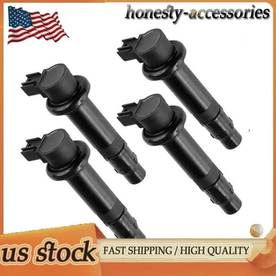 4 Ignition Coil For Yamaha YZF-R6 YZFR6 2008 2009 2010 2011 2012 2013 2014-2016 - Imagem 1 de 4