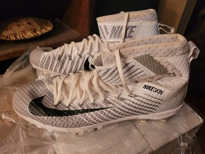 Dallas Cowboys Auténtico Par Juego Usado Nike Botines con Letra Coa Foto 1 de 4