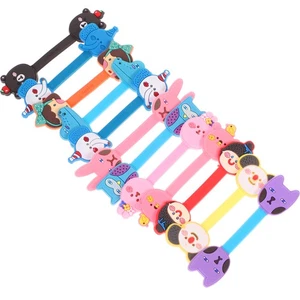12 Pcs Cartoon Earphone Cable Keeper Headphone Cable Wrap Organizer - Afbeelding 1 van 12