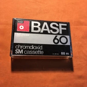BASF chromdioxid II 60 SM Cassette,IEC II/High Position,sehr guter Zustand,1978 - Picture 1 of 6