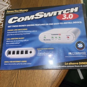 ComSwitch 3.0 Fax Switch Unused Command Communications Brand (New) - Afbeelding 1 van 3