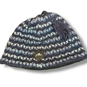 Merkley Headgear Herren Mütze Beanie Cap 100% Wolle Quaste gefüttert Ski Snowboard OS - Bild 1 von 13