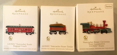 Lionel Nutcracker Route Christmas Train Locomotive Set Of 3 Collectible VTG 2012 - Image 1 of 2