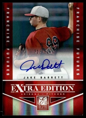 2012 Panini Elite Extra Edition Franchise Future Autograph Jake Barrett Rookie - Image 1 of 2