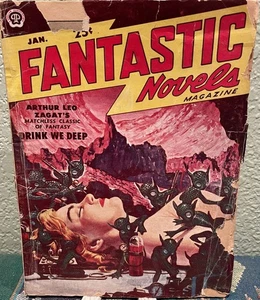 Arthur Leo Zagat, Stanton A. / Fantastic Novels Magazine Jan 1951 Vol 4 No 5 - Picture 1 of 2
