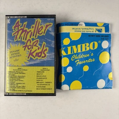 A Thriller for Kids Cassette Michael Jackson Songs 1984 Kimbo Fitness Kids - Image 1 of 4