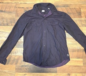 Armani Collezioni Large Purple Button Down Long Sleeve Dress Shirt Size: XL - Picture 1 of 4