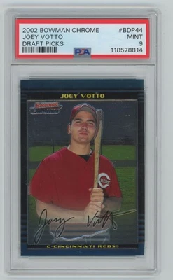 Joey Votto 2002 Bowman Chrome PSA 9 #BDP44 Cincinnati Reds - Image 1 of 2