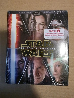 Star Wars: The Force Awakens (Blu-ray/DVD/Digital, 2016) Target DigiBook SEALED! - Image 1 of 2