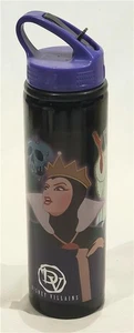 New Disney Villians Evil Queen Maleficent Cruella Ursula 24 oz Water Bottle NWOT - Picture 1 of 4
