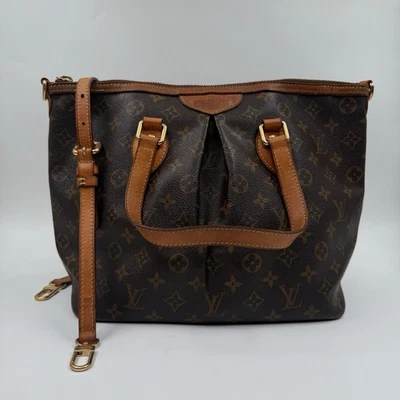 Bandolera Louis Vuitton Palermo de cuero marrón 061804 Foto 1 de 4