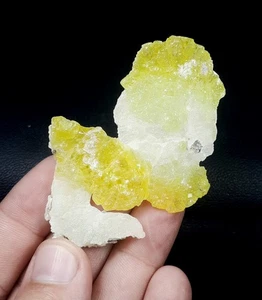 Natural Yellow / White Brucite Crystal From Balochistan Pakistan. - Picture 1 of 6