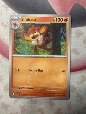 Simisear Uncommon SV: White Flare 015/086 NM English Pokemon Card - Image 1 of 2
