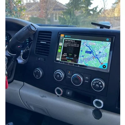 Para GMC Sierra 2007-2013 Android 14 Car Stereo CarPlay Radio WiFi GPS AHD BT - Image 1 of 4