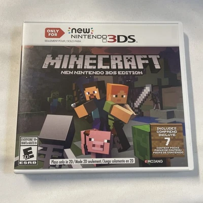 Minecraft for New Nintendo 3DS - Nintendo 3DS Complete in Box CIB. Tested - Image 1 of 4