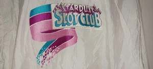 Chaqueta Bomber De Colección Stardust Casino Las Vegas L Blanca Satinada EE. UU. ¡Club de Ranuras!  - Imagen 1 de 5