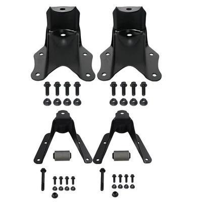 Nuevo juego de suspensión de grillete de resorte delantero y trasero Ford F-150 1986-1996 Foto 1 de 4