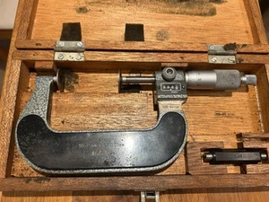 Mitutoyo 223-103 Disk Outside Micrometer 50-75 Mm - Picture 1 of 4