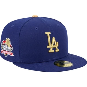 Los Angeles Dodgers New Era Gold World Series Champion 59FIFTY Fitted Hat Men's - Picture 1 of 6