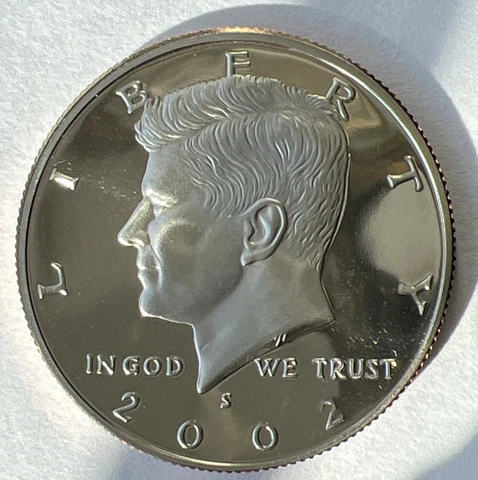 GEM PROOF 2002-S Kennedy Half Dollar Cameo San Francisco Mint -Buy More & Save! Cover