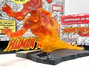 FANTASTICI 4 - UOMO TORCIA / MARVEL Statue Diamond Select Toys 2005 Limited Ed. - Imagen 1 de 11