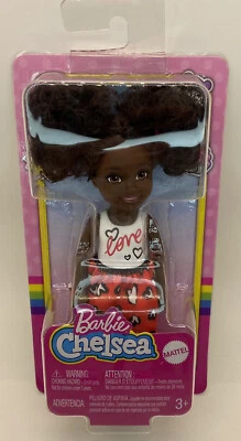 New! Barbie Chelsea African American Valentines Day Doll, Heart Themed Clothing - Image 1 of 3