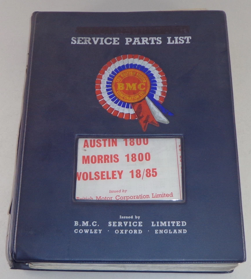 Manual de Taller Austin/Morris 1800 + Wolseley 18/85 Ado 17 Stand 1964 - Imagen 1 de 1