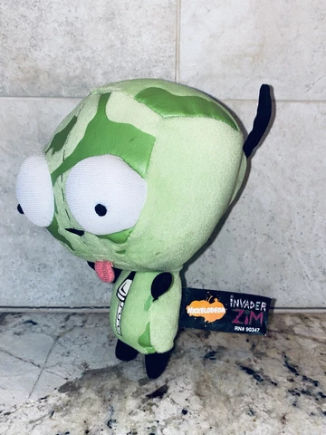 Viacom Invader Zim Gir Dog Suit 6” Tall Plush Nickelodeon Rare with Tush Tag Toy Cover