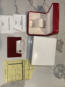 Omega Uhrenbox für Sea Master / Speedmaster mit Karte und Papieren - Bild 1 von 16