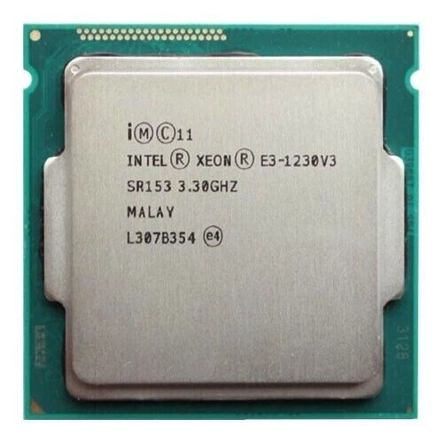 Intel Xeon E3-1230V3 SR153 3.30GHz Quad Core LGA 1150 CPU Processor L-A - Image 1 of 1