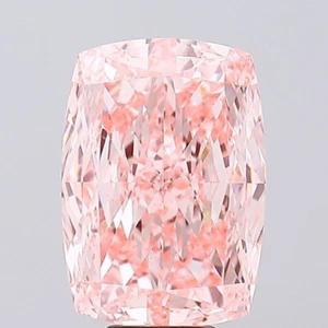 10 CT Pink Cushion Cut Lab Grown Diamond For Engagement Ring -IGI Certified VS1 - Picture 1 of 4