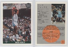 1991-92 Front Row Japanese Silver Rick Fox #3 Rookie RC