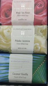 Lot Of 3 Island Bath & Body French Milled Soap 5.2 oz each - Bild 1 von 3