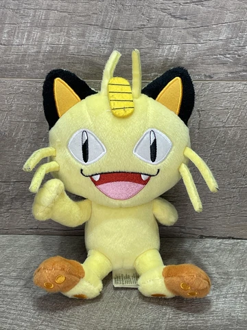 TOMY Pokémon Meowth Plush Official Licensed Merchandise Cover