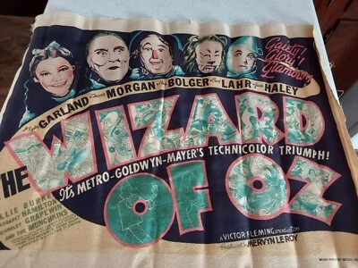 WIZARD OF OZ Wesco-Reltex Material MOVIE POSTER 1982 - Image 1 of 4
