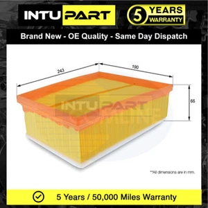 Fits Renault Megane 2008- Scenic 2009- + Other Models Intupart Air Filter - Picture 1 of 2