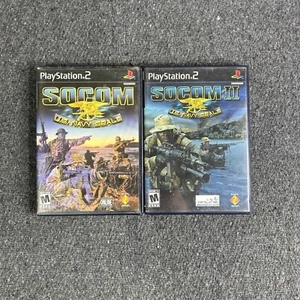 PlayStation 2 Socom Game Lot 1 & 2 Set ✅ PS2 ✅ Untested - Picture 1 of 4